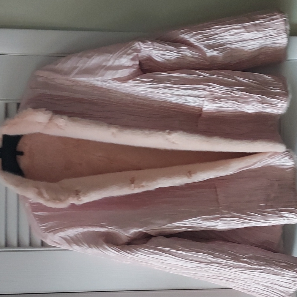 Reversible faux fur jacket